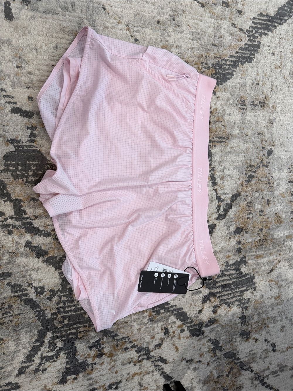 Tilly's Soft Pink Athletic Brief Shorts